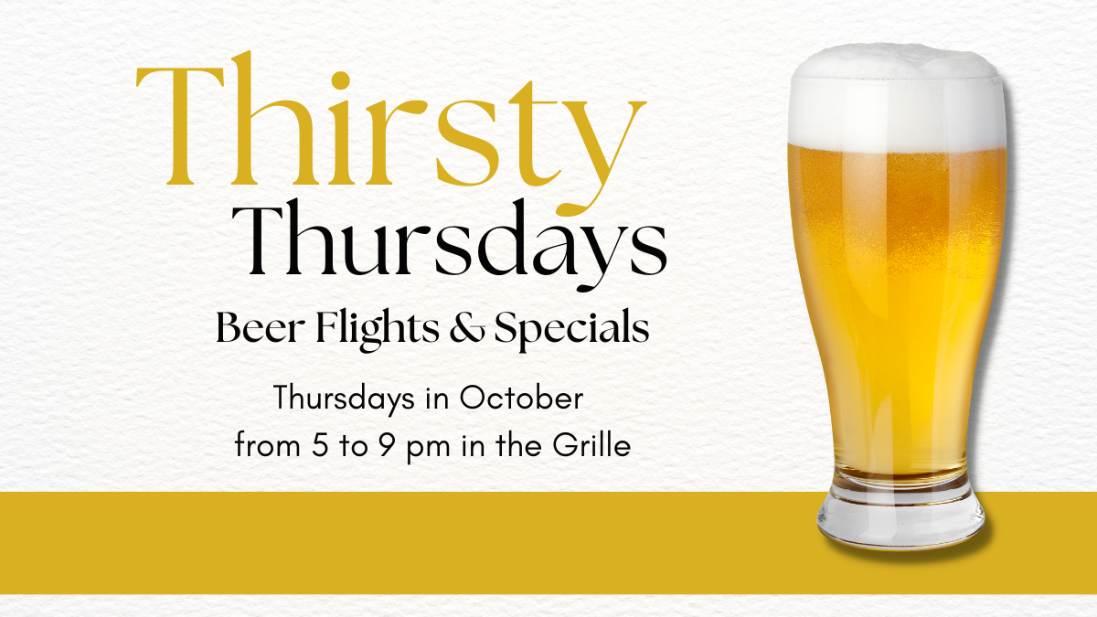 Thirsty Thursday All Month in October