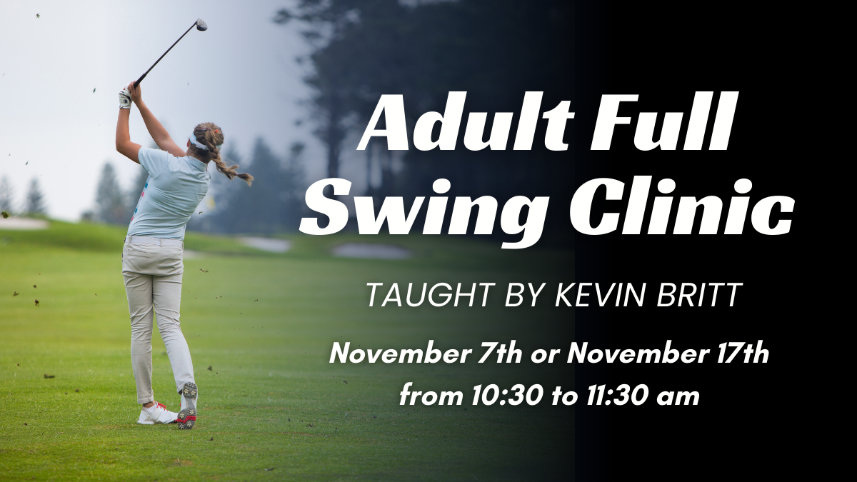 Full Swing Clinic with Kevin Britt