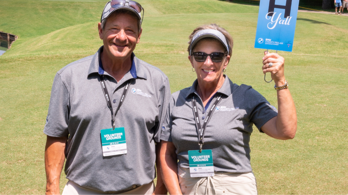 Volunteer at the BMW Charity Pro-Am