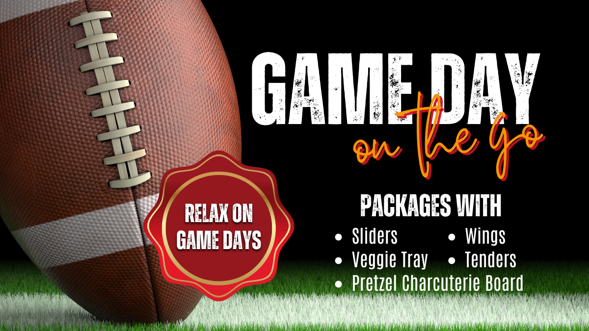 Relax with our Game Day On-The-Go Packages